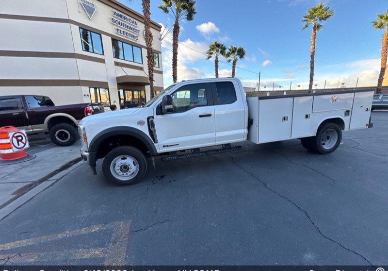 Ford F-550 commercial truck delivery