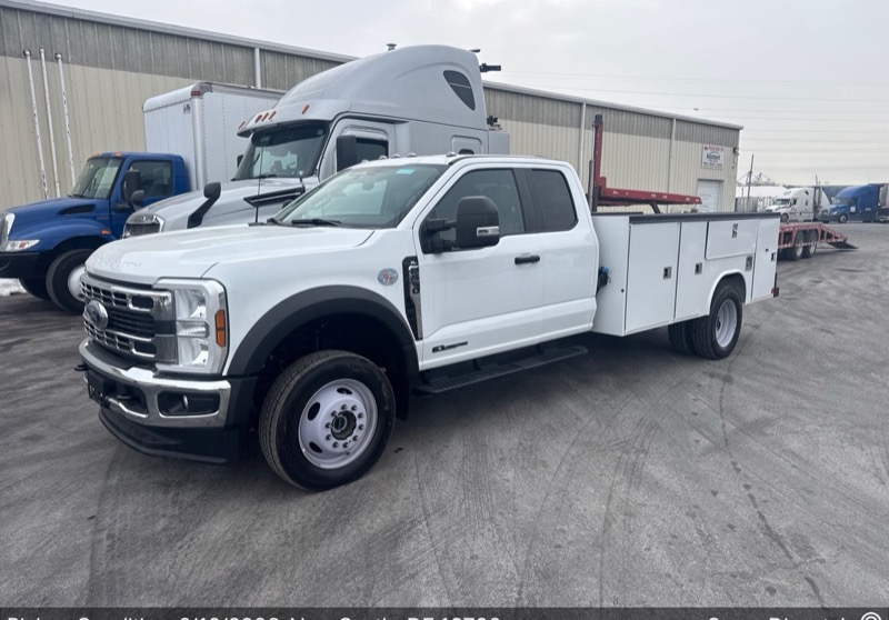 Ford F-550 utility truck